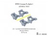 E.T. Model P35-400 WWII German Pz.Kpfw.I Workable Track (3D Printed) For DRAGON/HOBBYBOSS/TAKOM Kit 1/35
